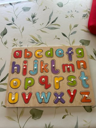 Puzzle abecedario madera infantil