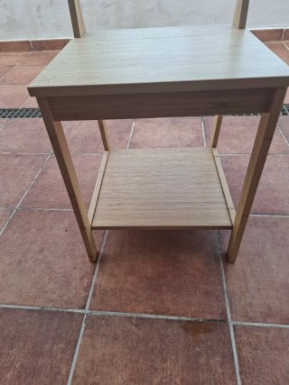 Silla toallero de bambú perfecto estado