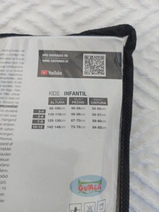 Disfraz Arlequín Niña talla 7-9 años