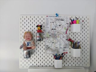 Organizador Pared IKEA SKÅDIS Blanco