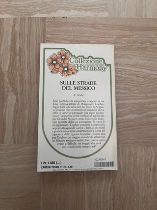 Libro Harmony Sulle Strade del Messico Flora Kidd