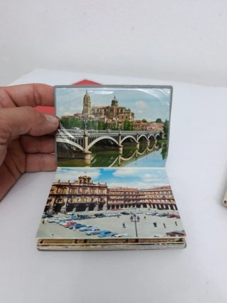 Lote 4 librillos postales vintage Segovia, Salaman