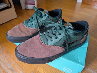 Zapatillas Nike SB Marrones y Verdes