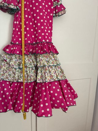 Vestido Gitana Niña Talla9-12años. Marca Dflamenca