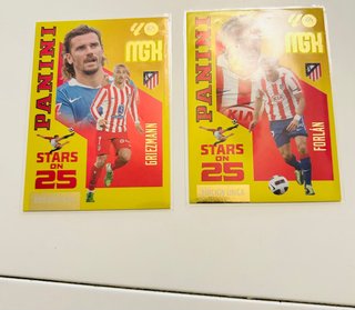 Cromos Panini Stars on 25 Griezmann y Forlán