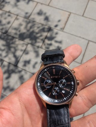 Reloj Esprit Oro y Negro