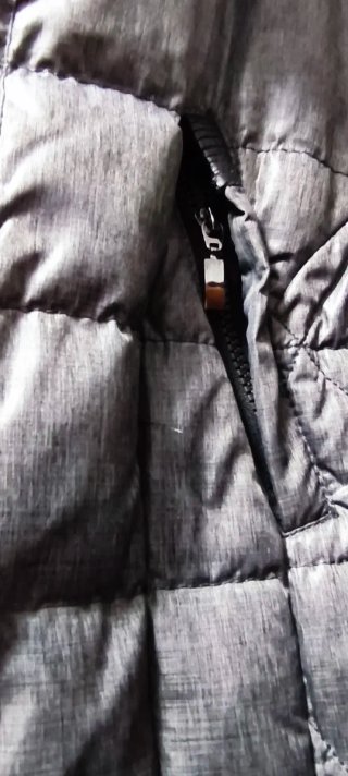 Chaqueta acolchada mujer gris
