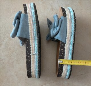 Sandalias mujer Flyfor Talla 39 Azul
