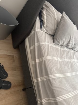 Cama Matrimonial Zinus Evelyn 135x190cm Gris Oscur