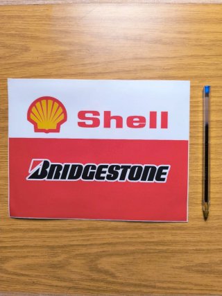 Pegatinas Shell Bridgestone