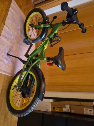 Bicicleta infantil 16 Scool verde