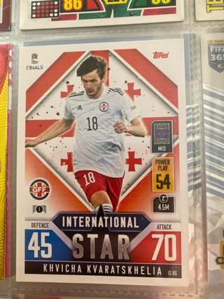 Kvaratskhelia 2023 Topps Match Attax Star