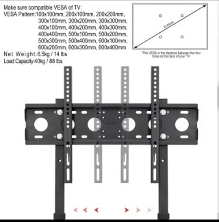 Soporte TV UNHO Móvil LED/LCD 32-85