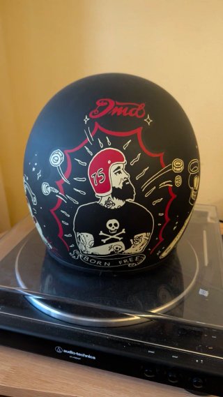 Casco Moto Retro DMD Born Free