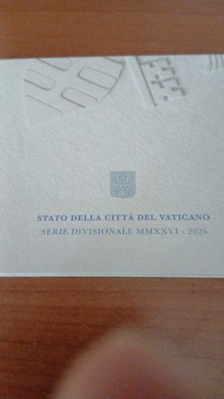 Serie divisionale Vaticano 2026 papa Leone XIV FdC