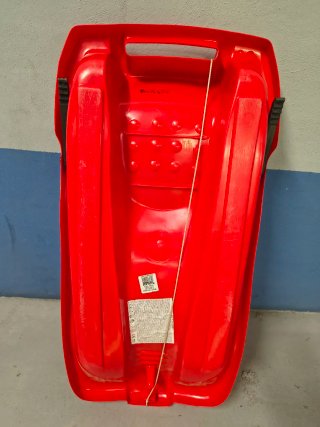 Trineo rojo para nieve 1 persona