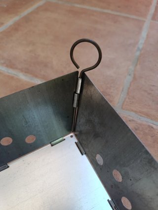 Barbacoa portátil plegable pequeña