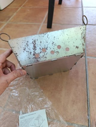 Barbacoa portátil plegable pequeña