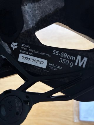 Casco Fox Speedframe Pro M Nuevo