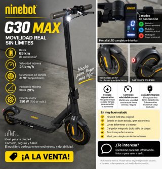 Ninebot Max G30 – Muy buen estado