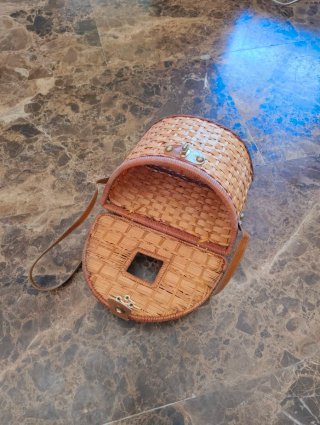 Bolso de pesca de mimbre, Equipo Pesca Rio