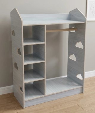 Armario bajo infantil vestidor Montessori Madera