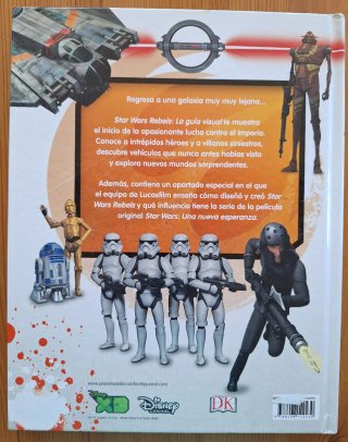 Libro Star Wars Rebels guía visual para niños
