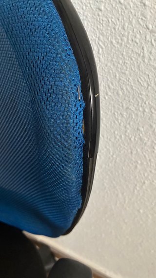 Silla Escritorio Ruedas Azul y Negra