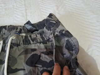 Pantalones estilo militar camuflaje