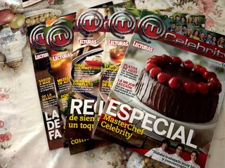 Lote revistas Master Chef Celebrity