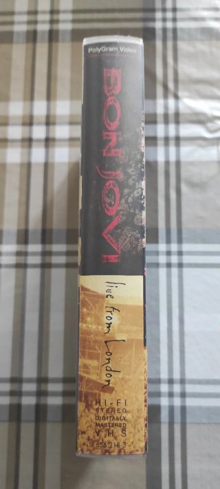 VHS Bon Jovi Live from London 1995