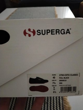 Zapatillas Superga Classic Negras