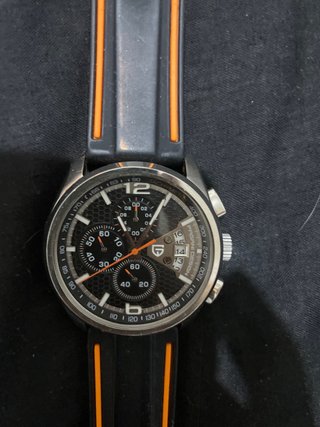Reloj Pagani Design Negro y Naranja