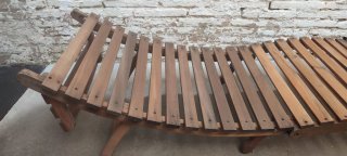 Hamaca de madera plegable