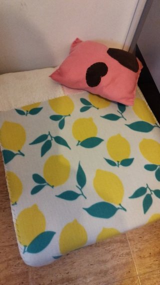Cama para mascotas hecha a mano