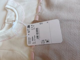 Conjunto Ropa Bebé Punto Rosa Blanco de Mayoral