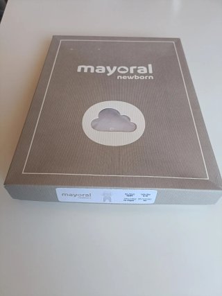 Conjunto Ropa Bebé Punto Rosa Blanco de Mayoral