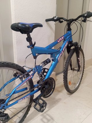 Bicicleta Montaña 24 FS Azul