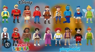 Huevos Kinder Disney Figuras Coleccionables