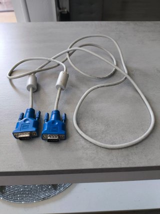 Cable genérico VGA 2 conectores Macho de 15 pines