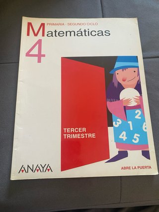 Libro matematicas Primaria