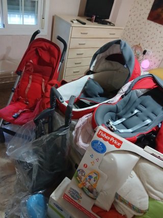 Conjunto Cochecito y Silla Coche Bebé
