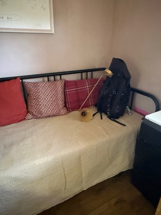 Sofá Cama Metálico Fyresdal Ikea Negro