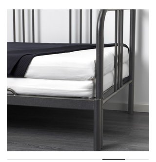 Sofá Cama Metálico Fyresdal Ikea Negro
