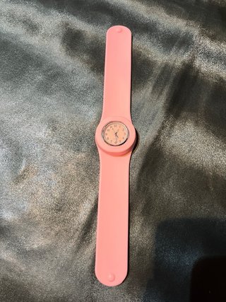 Reloj Pulsera Enrollable Rosa Silicona