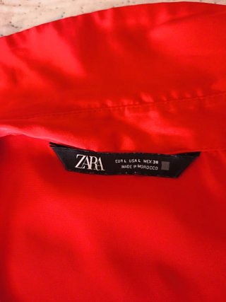 Conjunto Pantalón Cuadros y Blusa Roja