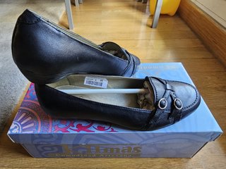 Bailarinas cuero negro talla 36