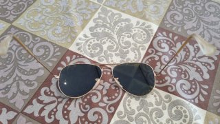 Gafas Ray-Ban Aviator Azul Dorado