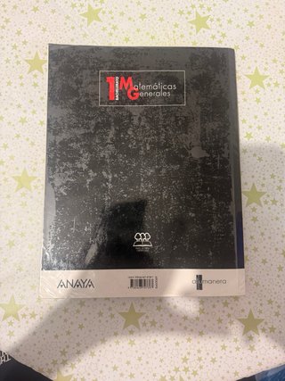 Libro matemáticas 1 de bachillerato