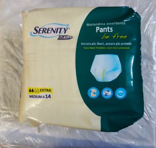Mutandine assorbenti Serenity Softdry Pants M x14